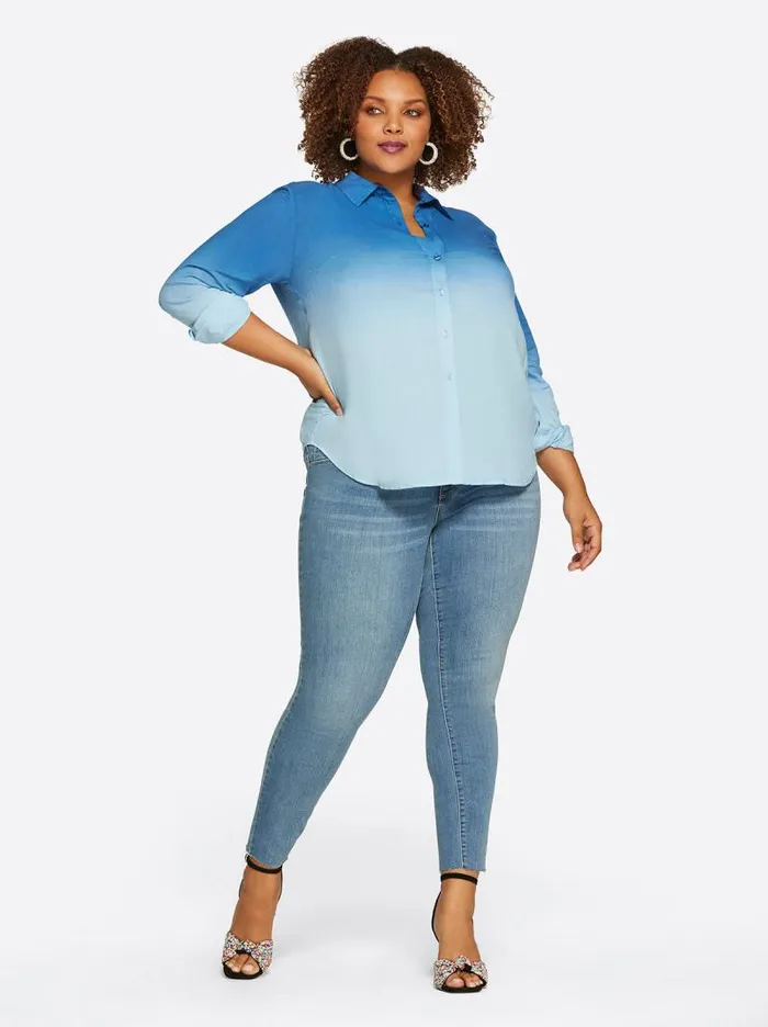 Women Jessica Simpson Tops and Tees Carleen Top In Ultramarine