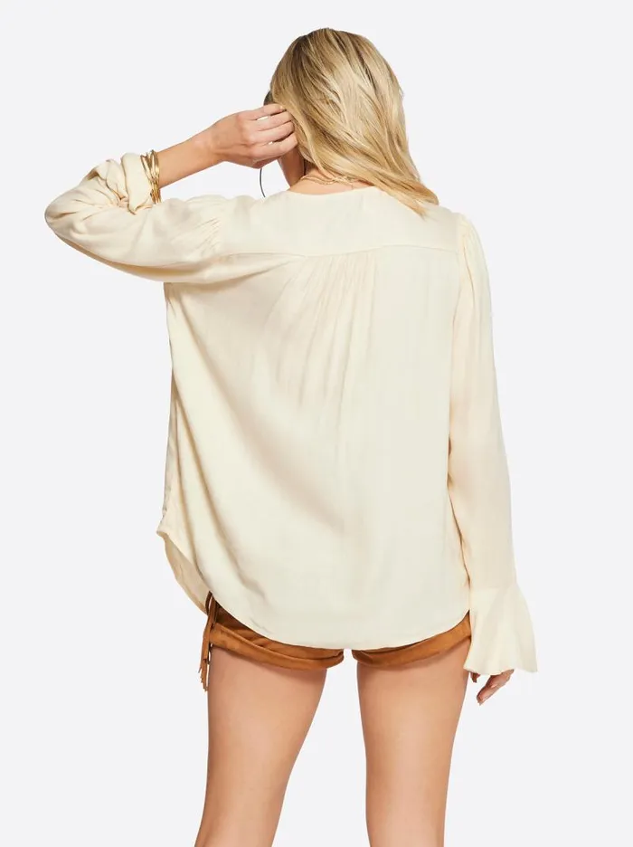 Women Jessica Simpson Tops and Tees Cecily Top In Parchment