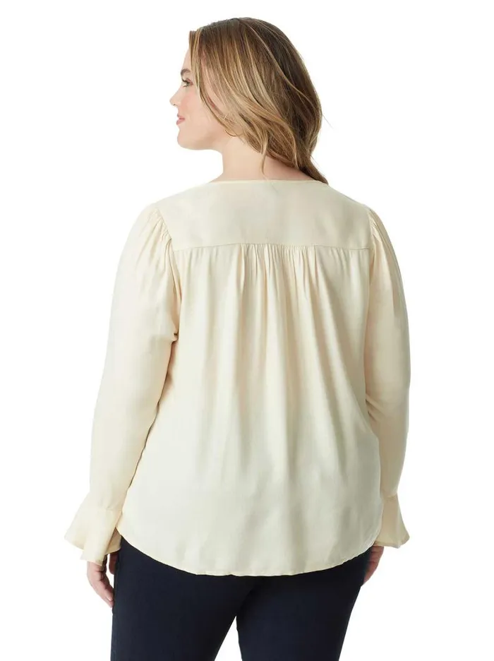 Women Jessica Simpson Tops and Tees Cecily Top In Parchment