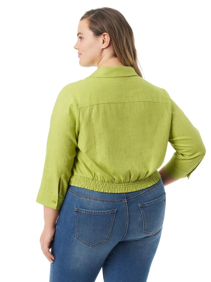 Women Jessica Simpson Tops and Tees Soley Tie Front Top In Pickled Pepper