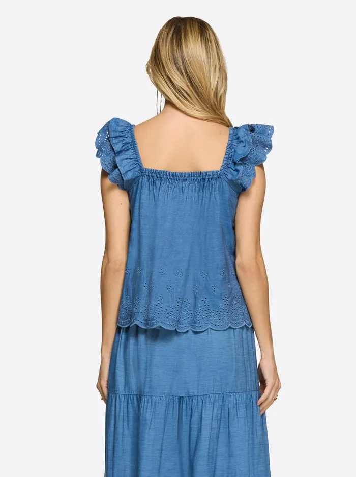 Women Jessica Simpson Tops and Tees Violetta Top In Premium