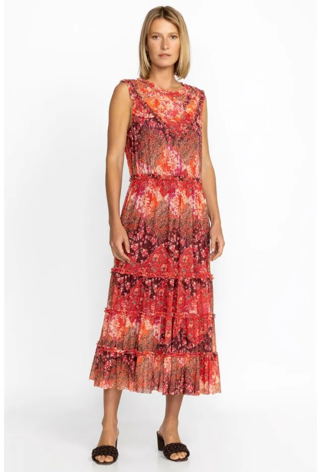 Women Josephina Mesh Midi Dress Josephina Johnny Was Dresses