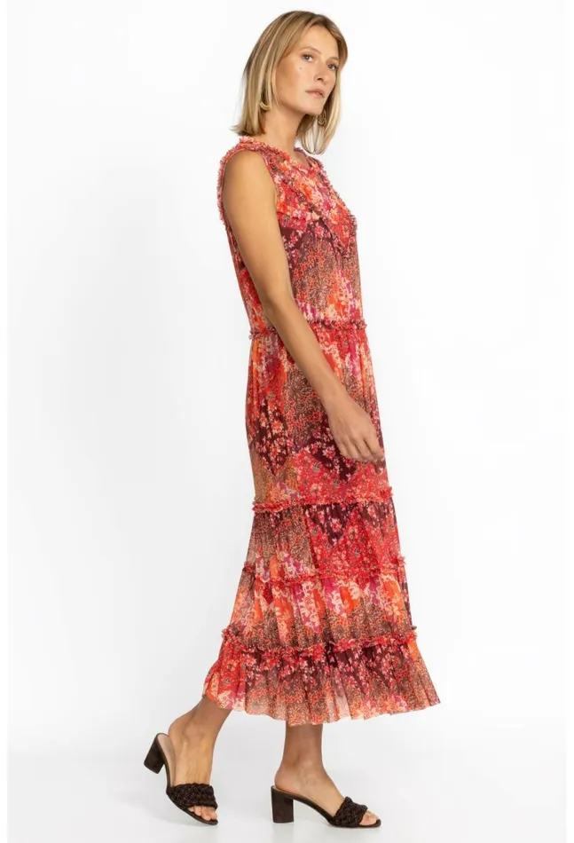 Women Josephina Mesh Midi Dress Josephina Johnny Was Dresses