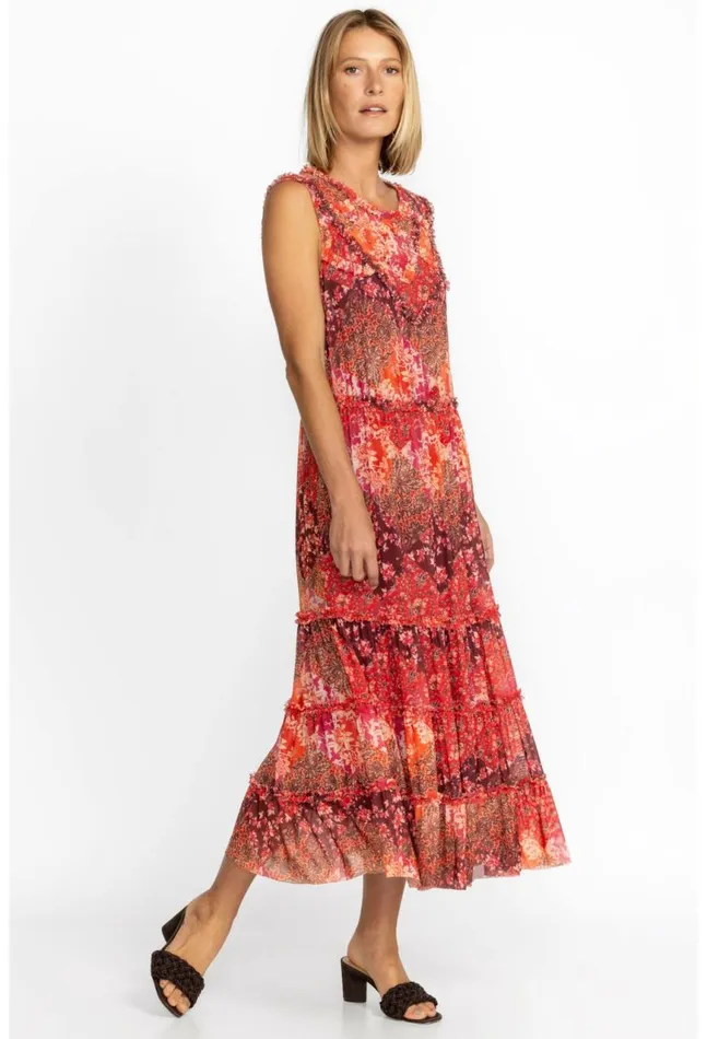 Women Josephina Mesh Midi Dress Josephina Johnny Was Dresses