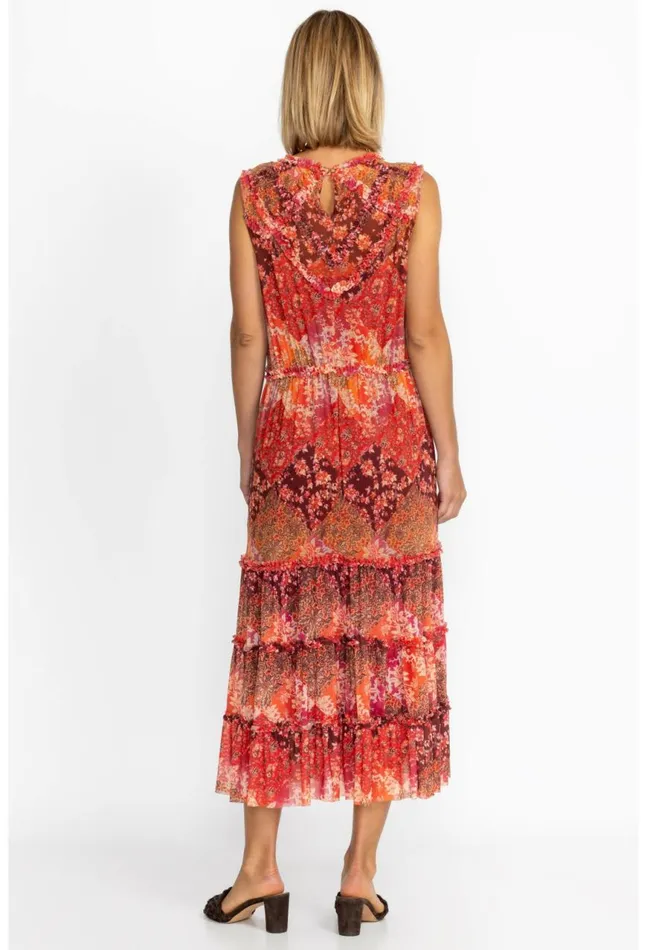 Women Josephina Mesh Midi Dress Josephina Johnny Was Dresses