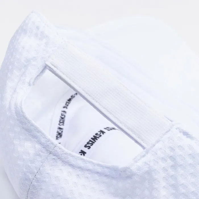Women KSwiss Hats and Headwear UNISEX LASER COURT PICKLEBALL HAT White