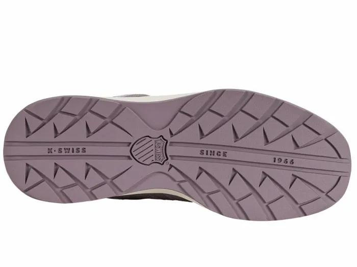 Women KSwiss Lifestyle RIVAL TRAINER T Purple Dovesilversnow White