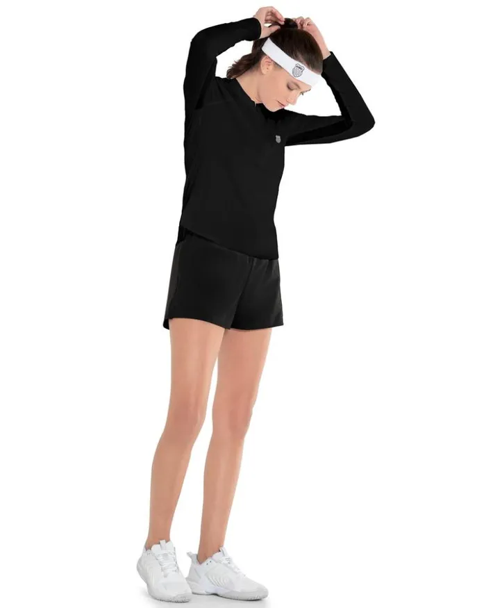 Women KSwiss Tennis EXCEL ZIP LS Black