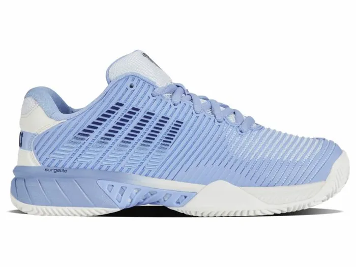 Women KSwiss Tennis HYPERCOURT EXPRESS 2 CLAY Bright Whiteopen Airestate Blue