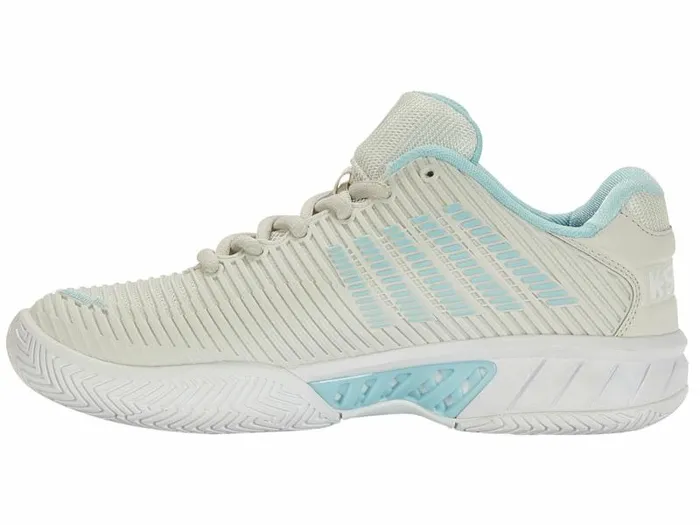 Women KSwiss Tennis HYPERCOURT EXPRESS 2 Vaporous Graywhiteblue Glow