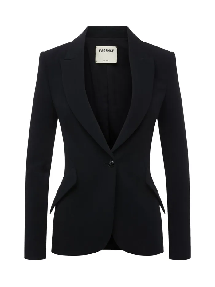 Women L039Agence Blazers and Jackets New Chamberlain Blazer Blackblack Women L039Agence Blazers and Jackets New Chamberlain Blazer Blackblack