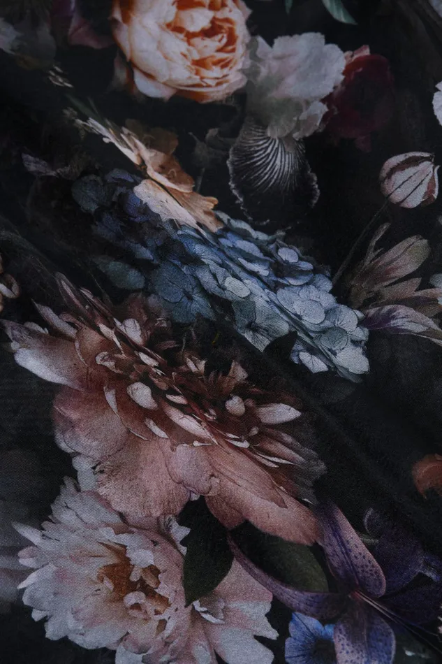 Women L039Agence Blouses and Tops Cambria Silk TieNeck Blouse Black Multi Vintage Oil Flower Women L039Agence Blouses and Tops Cambria Silk TieNeck Blouse Black Multi Vintage Oil Flower