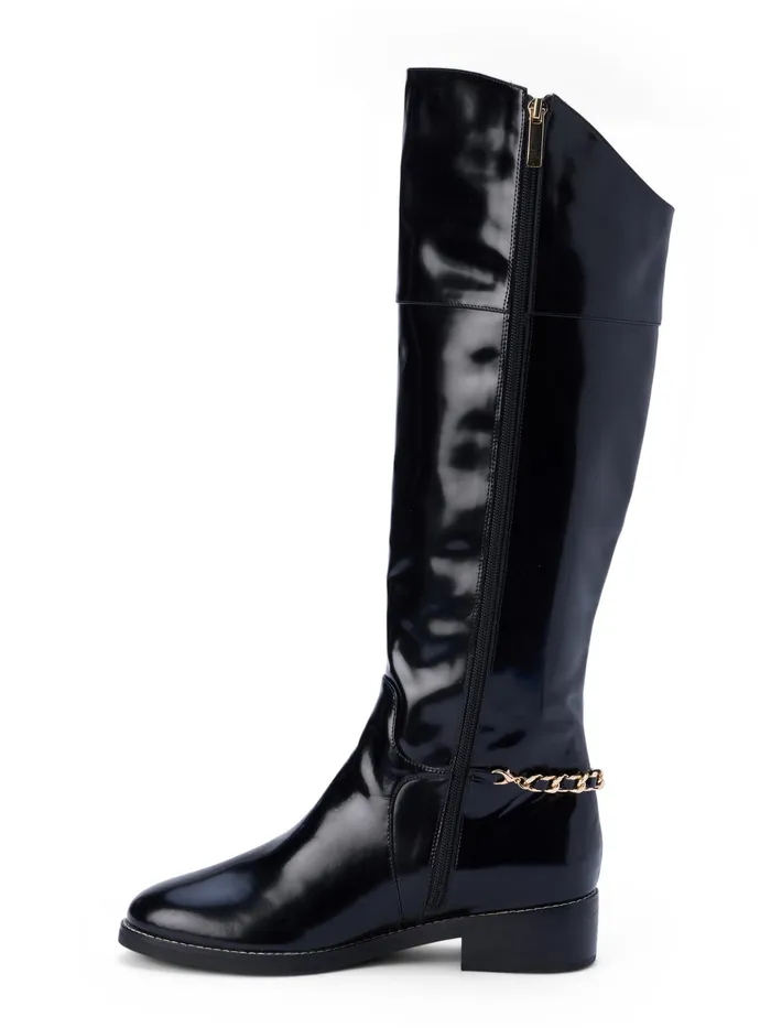 Women L039Agence Boots and Booties New Eulalie Leather Riding Boot Black Leather Women L039Agence Boots and Booties New Eulalie Leather Riding Boot Black Leather
