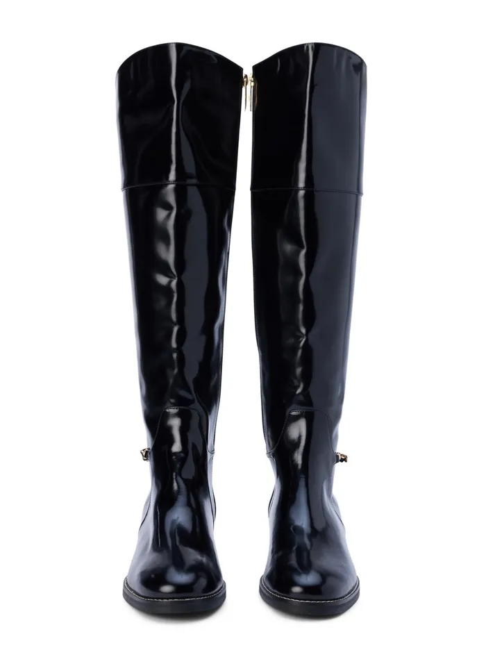 Women L039Agence Boots and Booties New Eulalie Leather Riding Boot Black Leather Women L039Agence Boots and Booties New Eulalie Leather Riding Boot Black Leather
