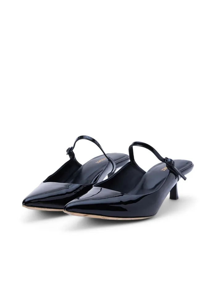 Women L039Agence Heels Edith Patent Leather Mule Black Patent Women L039Agence Heels Edith Patent Leather Mule Black Patent