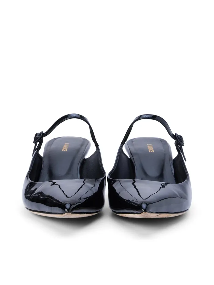 Women L039Agence Heels Edith Patent Leather Mule Black Patent Women L039Agence Heels Edith Patent Leather Mule Black Patent