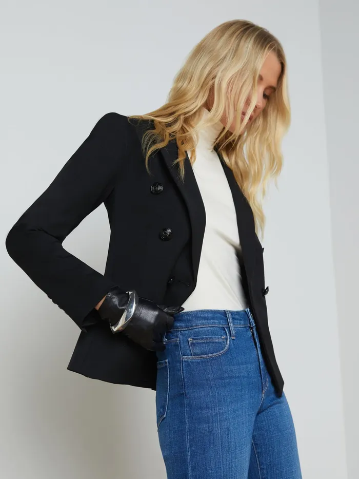 Women L039Agence Matching Sets Marie SlimFit Blazer Black