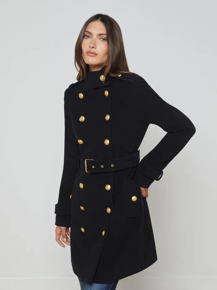 Women L039Agence Outerwear New Nalini Coat Black Women L039Agence Outerwear New Nalini Coat Black