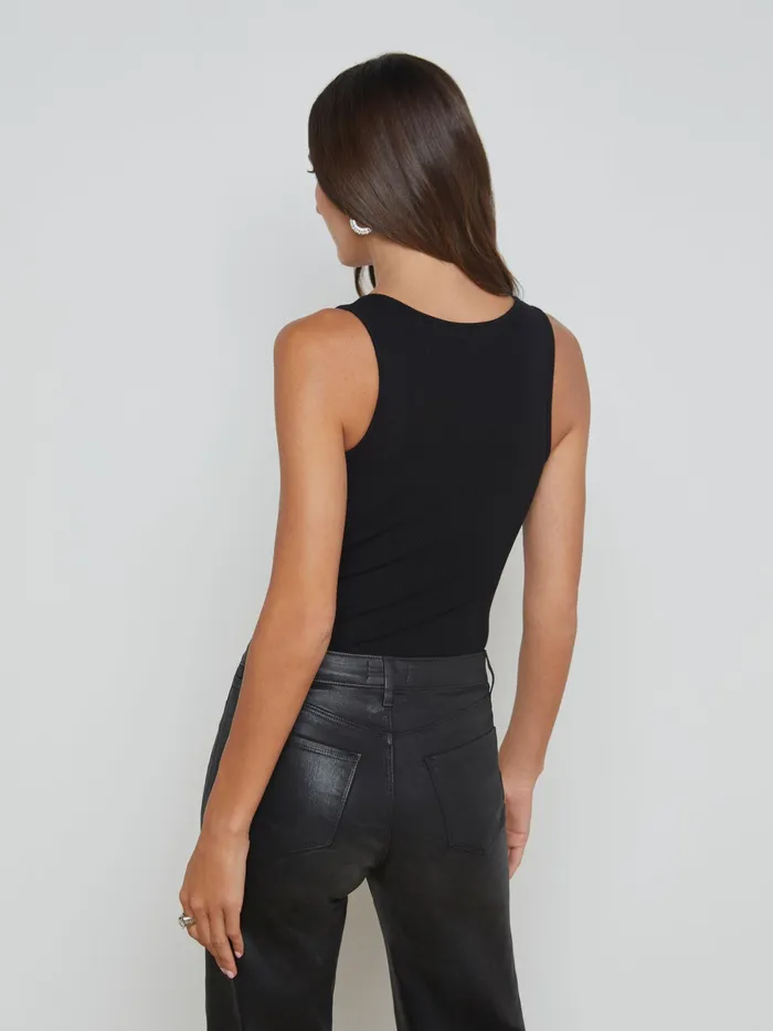Women L039Agence Tees Adira Tank Black Women L039Agence Tees Adira Tank Black