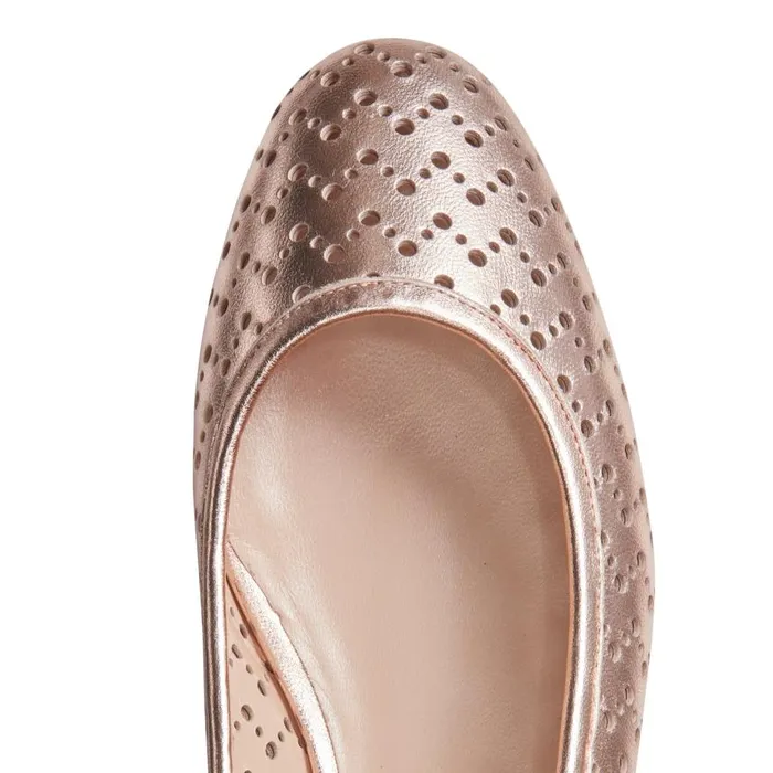 Women Leather Ballet Flat Rose Gold Fratelli Rossetti Flat Shoes Women Leather Ballet Flat Rose Gold Fratelli Rossetti Flat Shoes