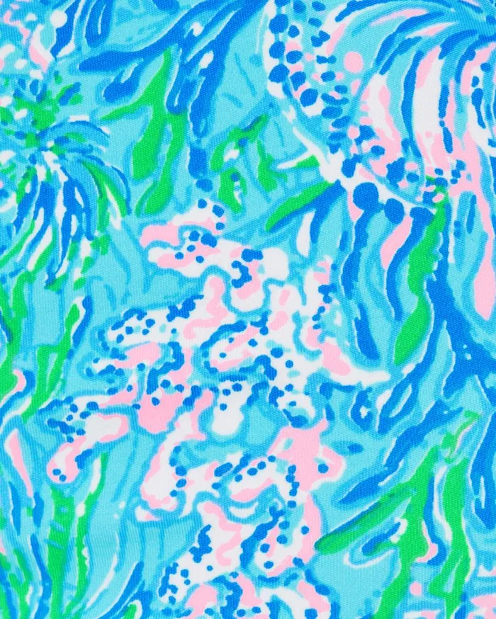 Women Lilly Pulitzer Activewear UPF 50 Luxletic Carpe Vita Flare Jumpsuit Las Olas Aqua Strong Current Sea Women Lilly Pulitzer Activewear UPF 50 Luxletic Carpe Vita Flare Jumpsuit Las Olas Aqua Strong Current Sea
