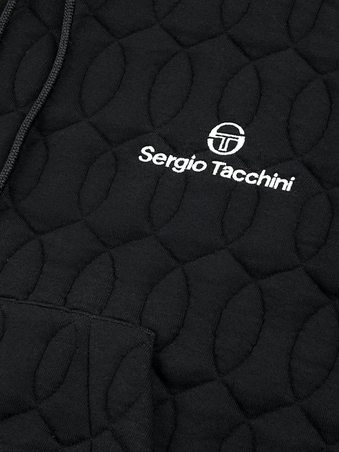 Women Loungewear Sergio Tacchini Aversa Quilted Hoodie Black Beauty
