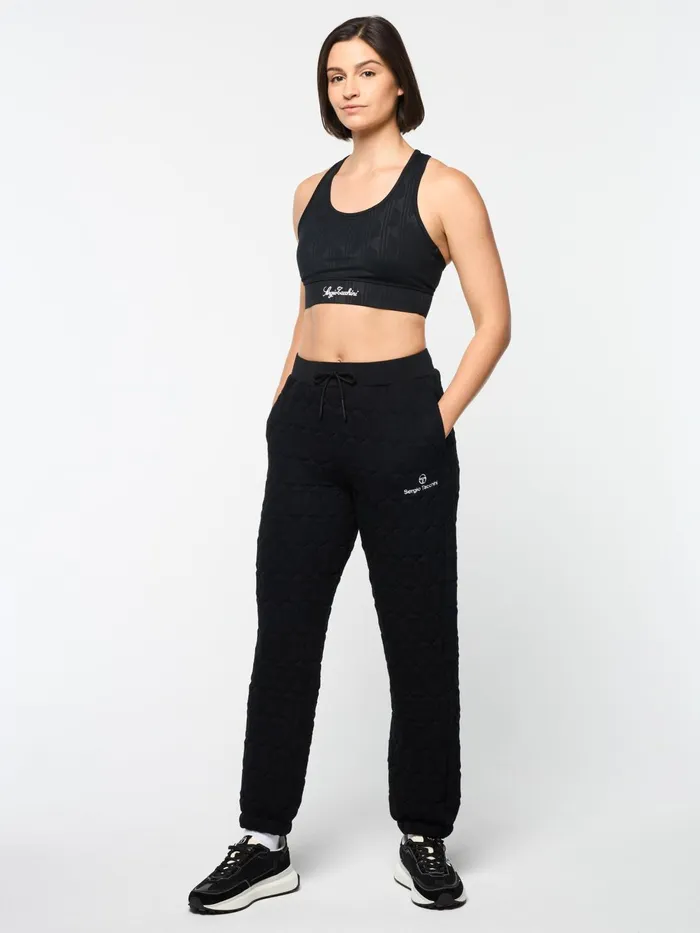 Women Loungewear Sergio Tacchini Aversa Quilted Sweatpant Black Beauty