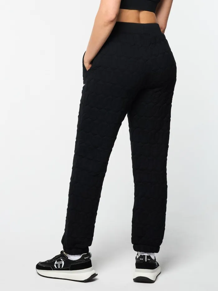 Women Loungewear Sergio Tacchini Aversa Quilted Sweatpant Black Beauty