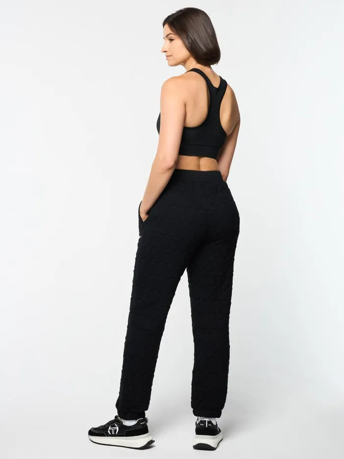 Women Loungewear Sergio Tacchini Aversa Quilted Sweatpant Black Beauty