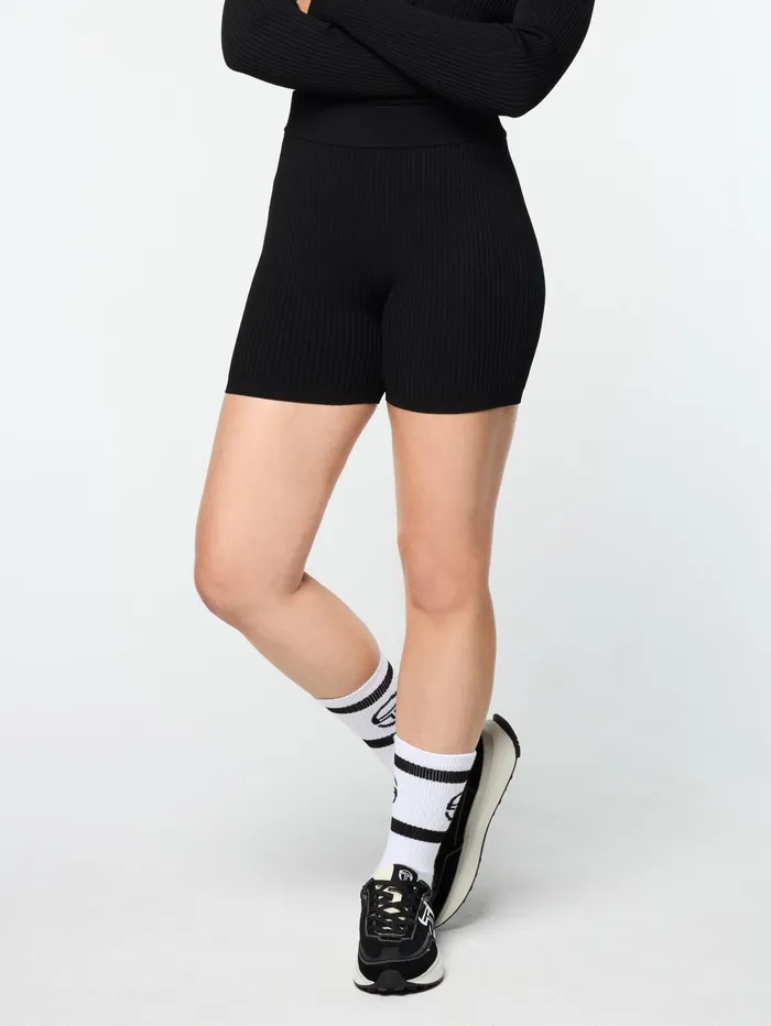 Women Loungewear Sergio Tacchini Magreta Biker Short Black Beauty