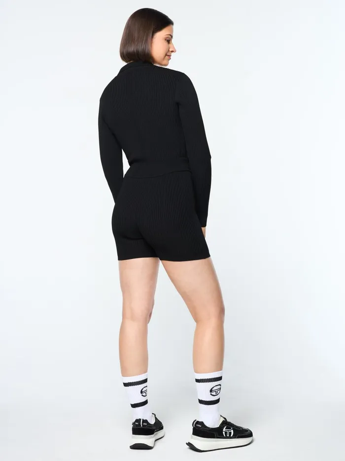 Women Loungewear Sergio Tacchini Magreta Biker Short Black Beauty