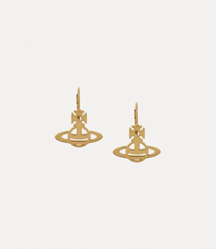 Women Lucy Drop Earrings Gold Vivienne Westwood Classic Styles Women Lucy Drop Earrings Gold Vivienne Westwood Classic Styles
