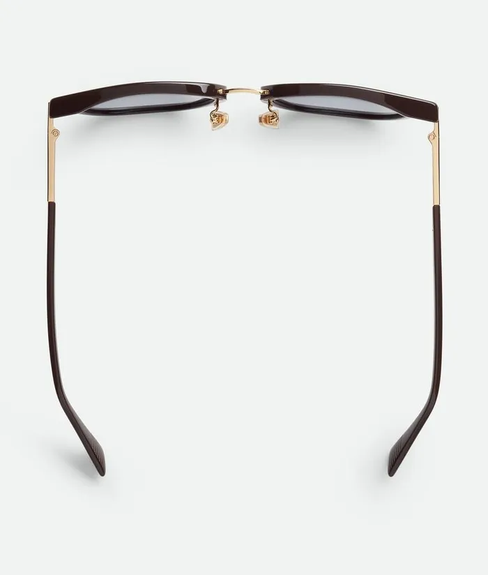 WomenMen Bottega Veneta Sunglasses Forte Square Sunglasses Brownblue