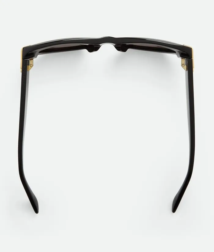 WomenMen Bottega Veneta Sunglasses Mitre Oval Sunglasses Blackgrey
