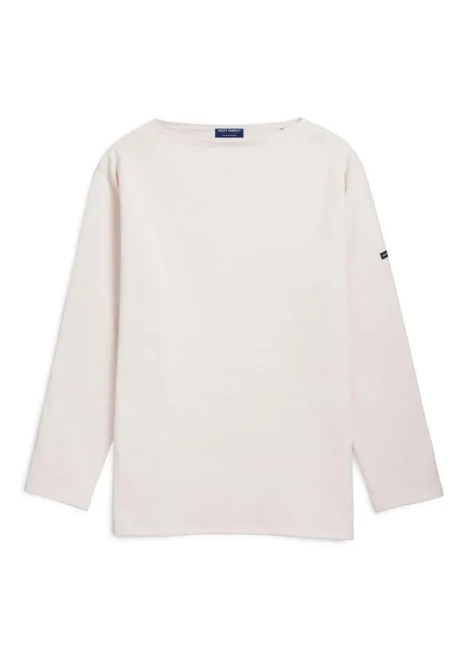 WomenMen Breton Striped Shirts Saint James GUILDO Ecru