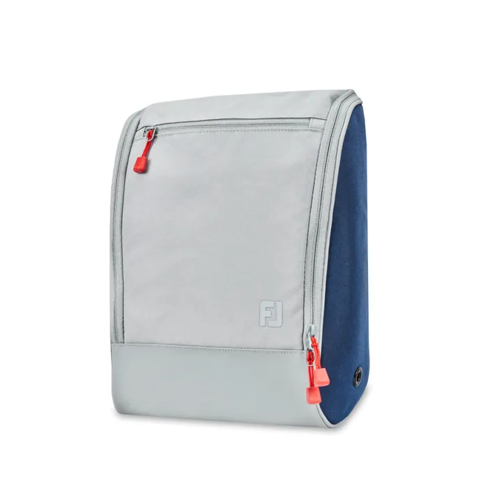 WomenMen FootJoy Bags Shoes and Travel Deluxe Shoe Bag Grey Navy