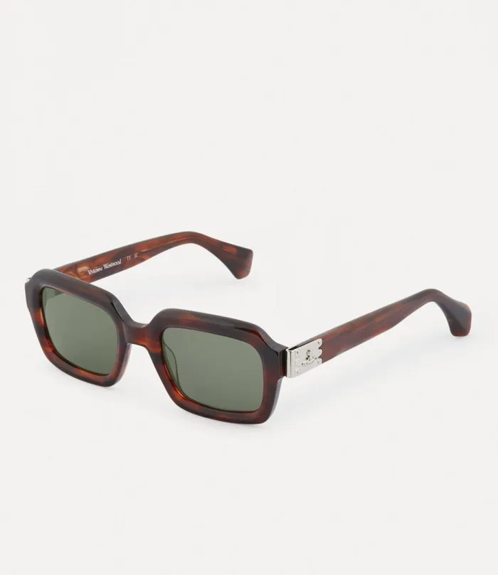 WomenMen Hardware Sunglasses Brown Vivienne Westwood Sunglasses WomenMen Hardware Sunglasses Brown Vivienne Westwood Sunglasses