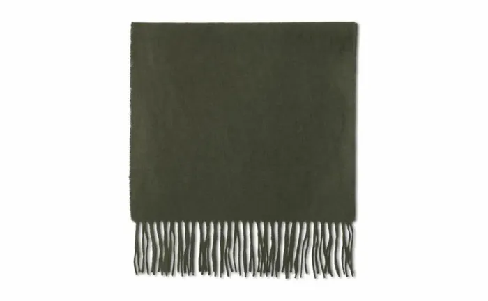 WomenMen Khaki Cashmere Scarf Manolo Blahnik Gifts For Him