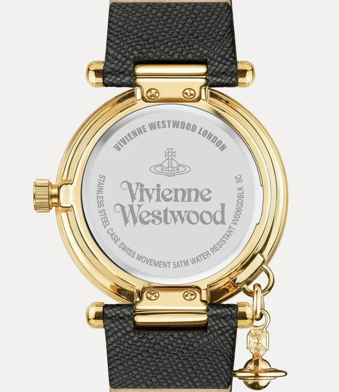 WomenMen Orb Heart Watch Goldblack Vivienne Westwood Watches WomenMen Orb Heart Watch Goldblack Vivienne Westwood Watches