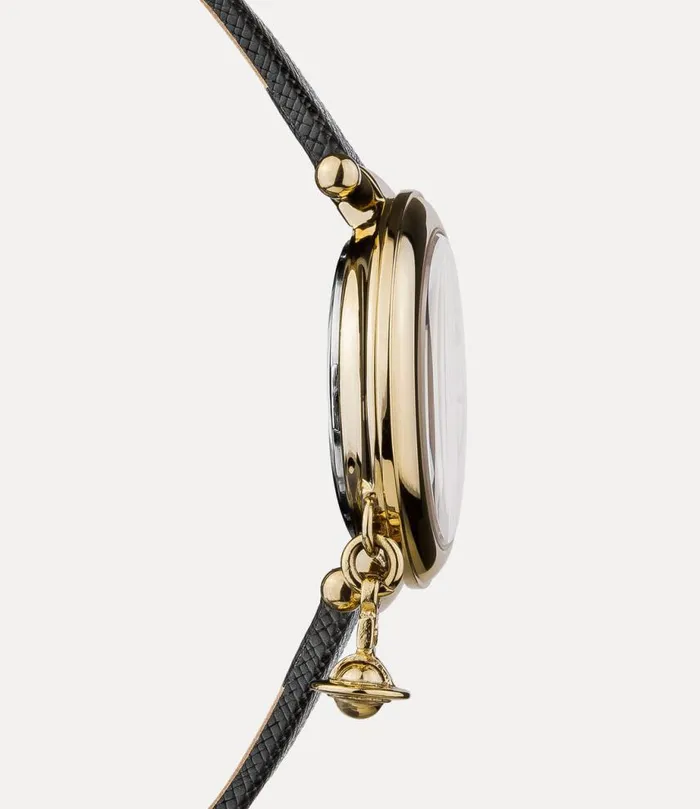 WomenMen Orb Heart Watch Goldblack Vivienne Westwood Watches WomenMen Orb Heart Watch Goldblack Vivienne Westwood Watches
