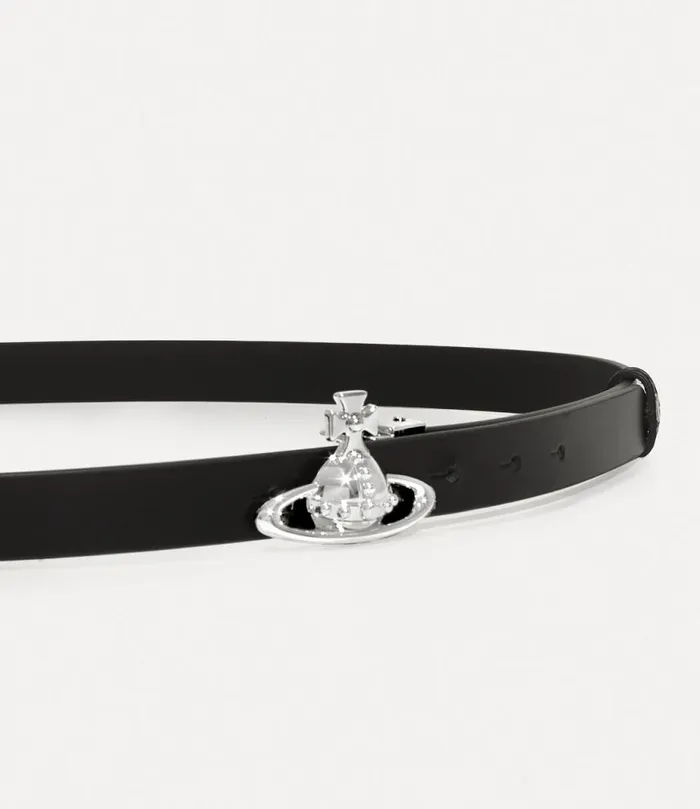 WomenMen Small Orb Buckle Belt Black Vivienne Westwood Belts And Harnesses WomenMen Small Orb Buckle Belt Black Vivienne Westwood Belts And Harnesses