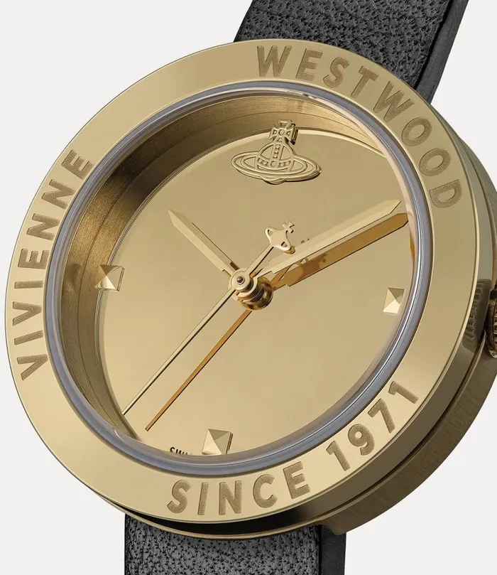 WomenMen The Rebel Watch Goldblack Vivienne Westwood Watches WomenMen The Rebel Watch Goldblack Vivienne Westwood Watches