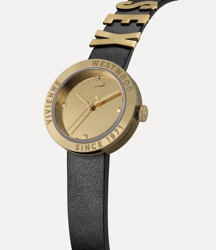 WomenMen The Rebel Watch Goldblack Vivienne Westwood Watches WomenMen The Rebel Watch Goldblack Vivienne Westwood Watches