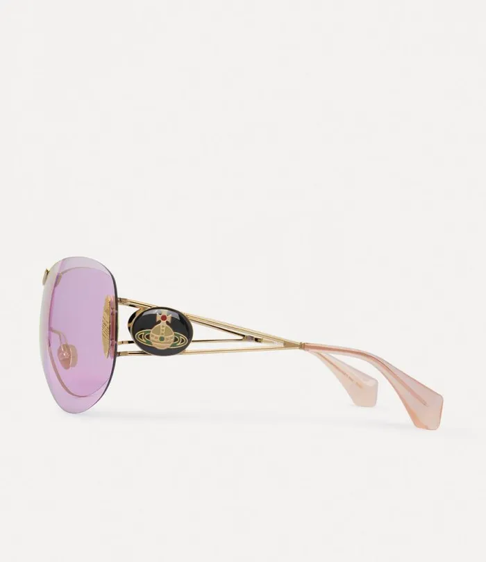 WomenMen Tina Sunglasses Gold Vivienne Westwood Sunglasses WomenMen Tina Sunglasses Gold Vivienne Westwood Sunglasses