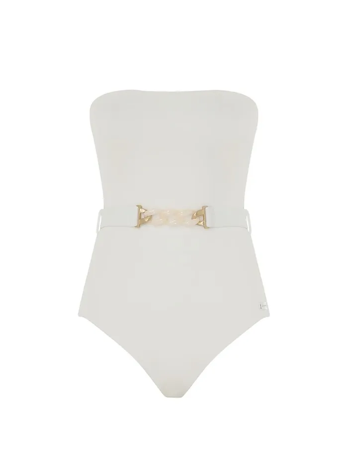 Women One Pieces Zimmermann Separates Bandeau 1pc Ivory