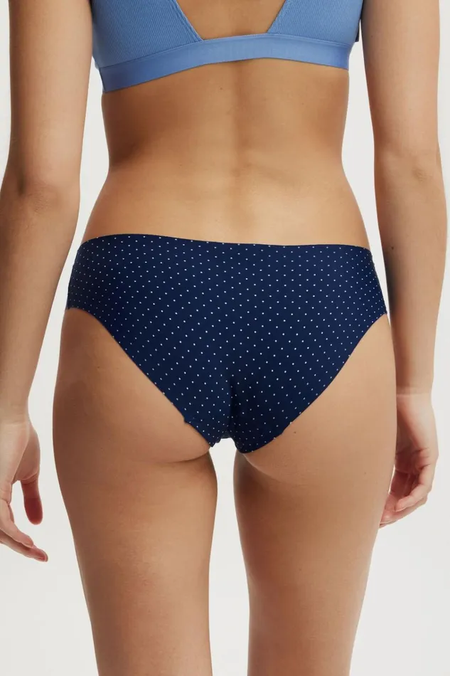Women Panties Cotton On The Invisible Bikini Brief Voyage Navy Polka Dot Women Panties Cotton On The Invisible Bikini Brief Voyage Navy Polka Dot