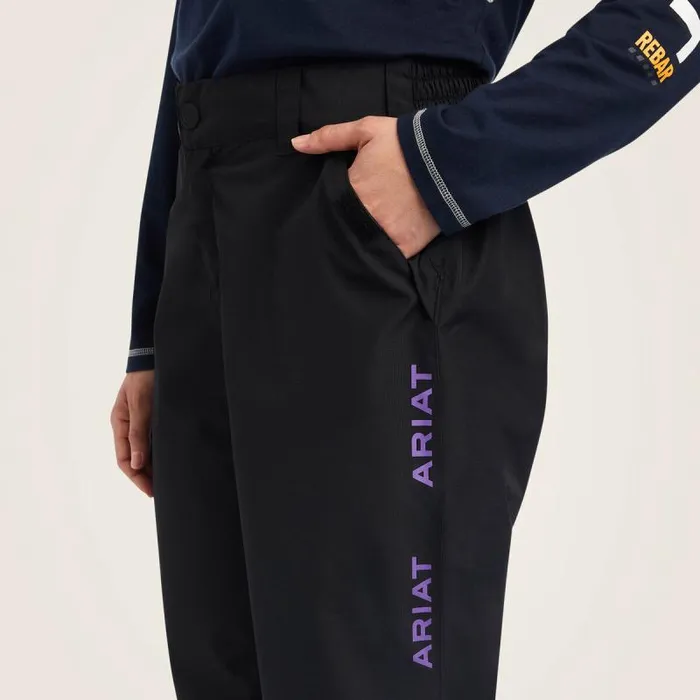 Women Pants and Shorts Ariat Rebar Stormshell Waterproof Pant Black Women Pants and Shorts Ariat Rebar Stormshell Waterproof Pant Black