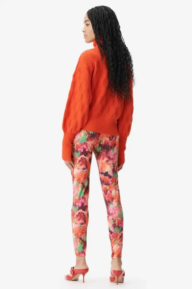 Women Pants and Skirts Lala Berlin Legging Leonie Polyester Mix Shibori Flower Women Pants and Skirts Lala Berlin Legging Leonie Polyester Mix Shibori Flower