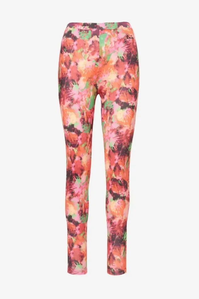 Women Pants and Skirts Lala Berlin Legging Leonie Polyester Mix Shibori Flower Women Pants and Skirts Lala Berlin Legging Leonie Polyester Mix Shibori Flower