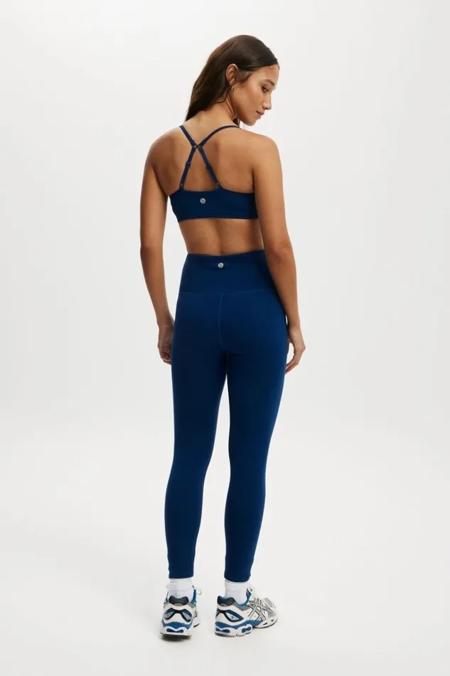 Women Pants Cotton On Active High Waist Core 78 Tight Navy Peony Women Pants Cotton On Active High Waist Core 78 Tight Navy Peony